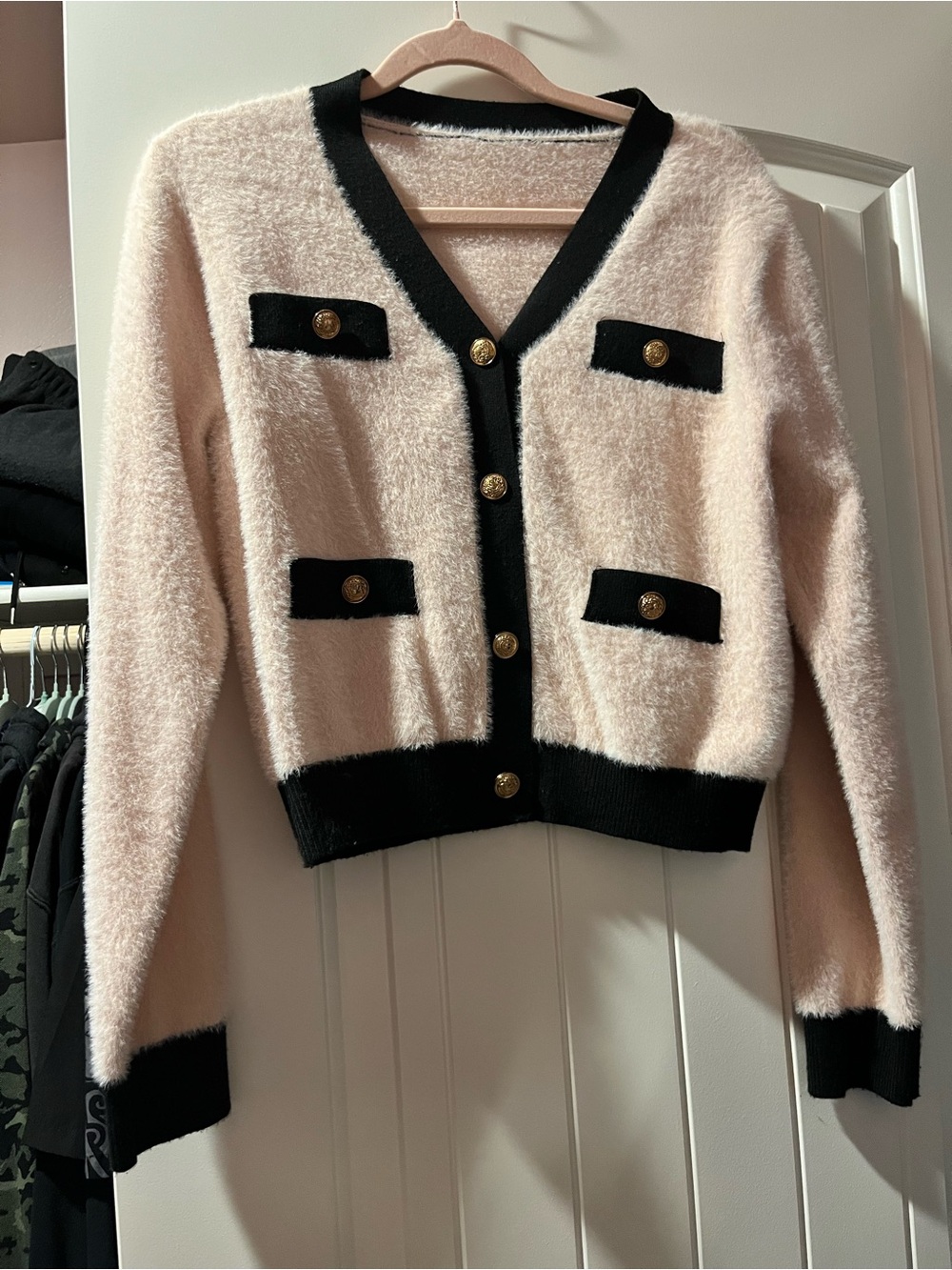 Pink women’s cardigan